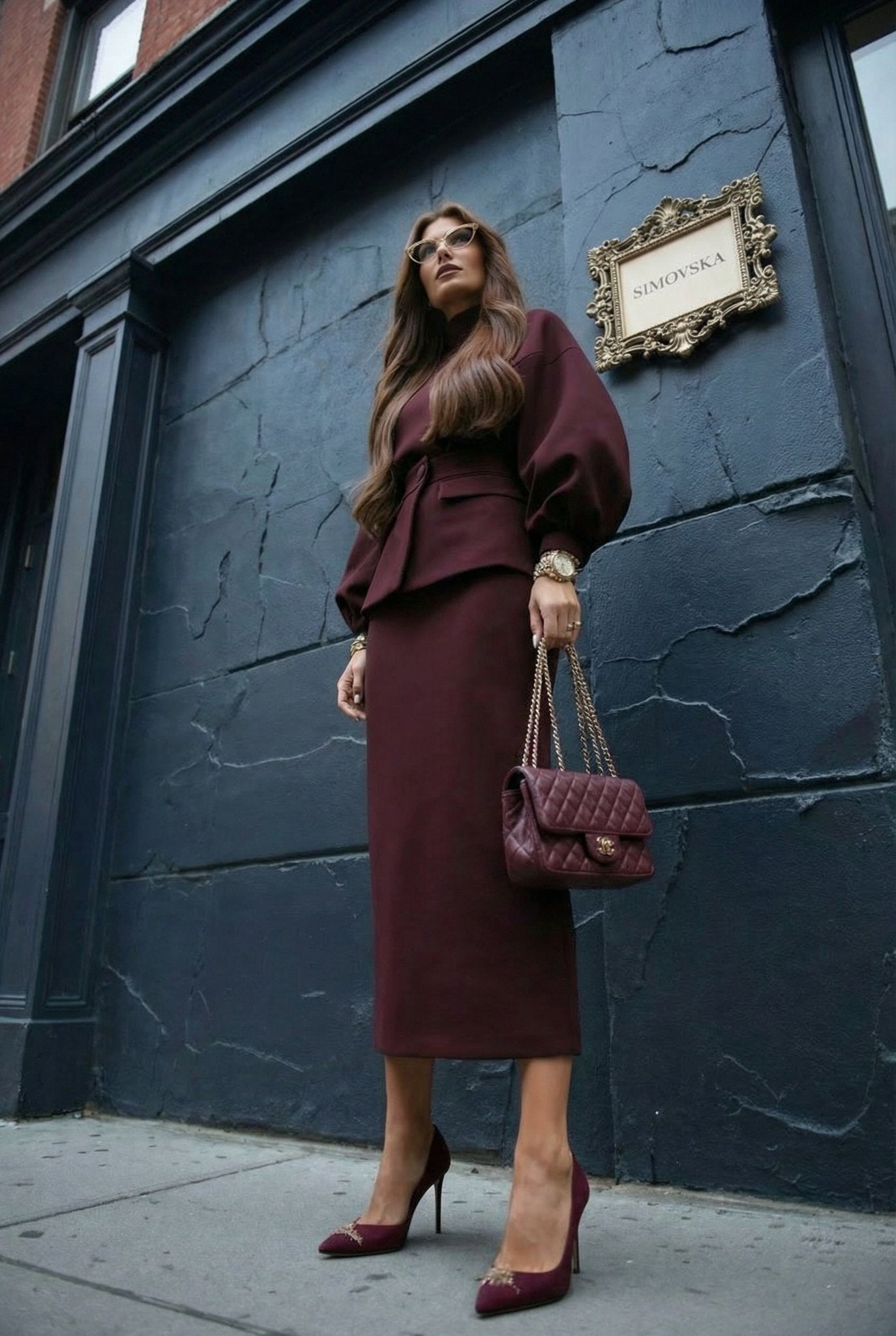 Isabella Burgundy Set - SIMOVSKA