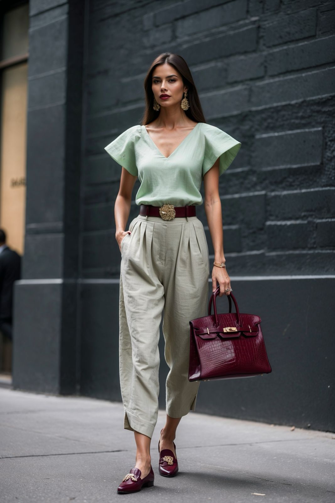 Isla Tapered Linen Pants - SIMOVSKA