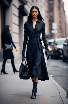 Lexington Dress in Black - SIMOVSKA