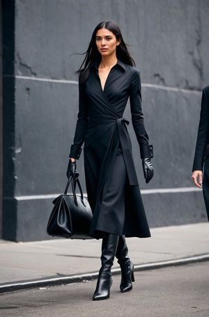 Lexington Dress in Black - SIMOVSKA