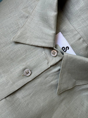 Livia Linen Set in - Sage Green - SIMOVSKA