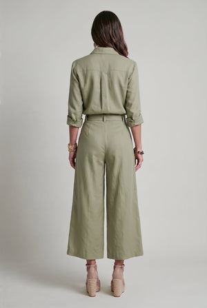 Livia Linen Set in - Sage Green - SIMOVSKA