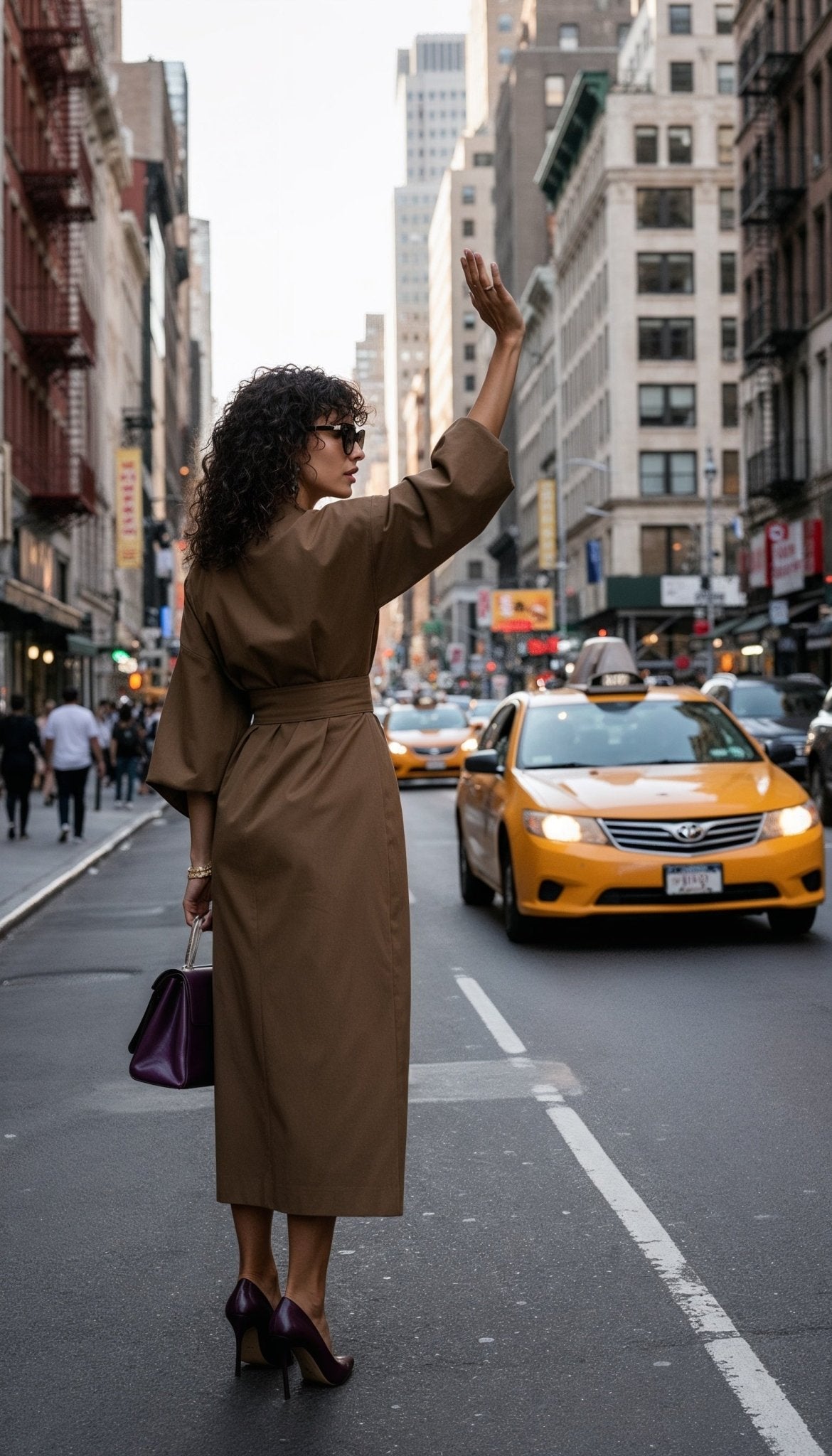 Madam Dress in Brown - SIMOVSKA