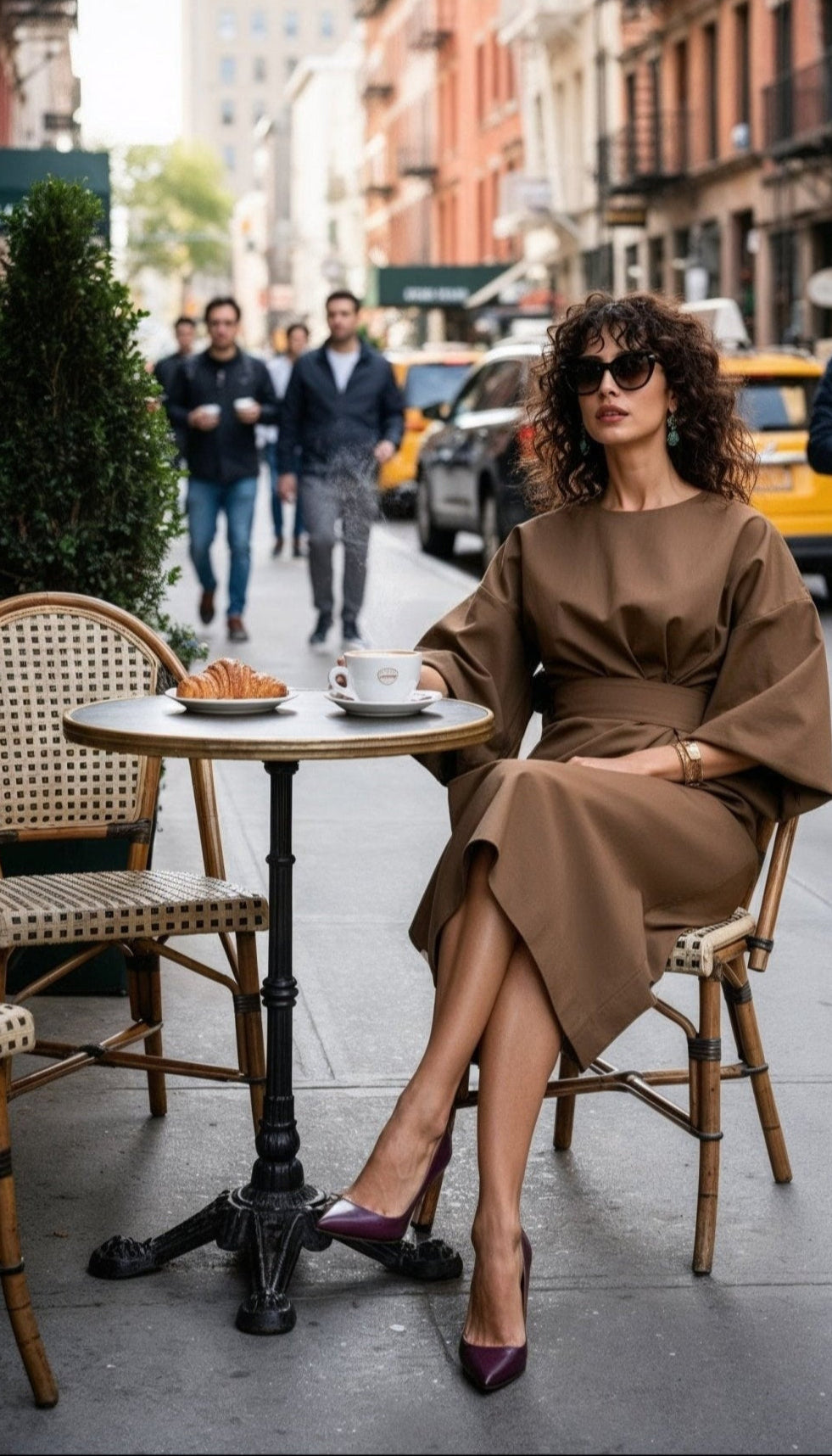 Madam Dress in Brown - SIMOVSKA