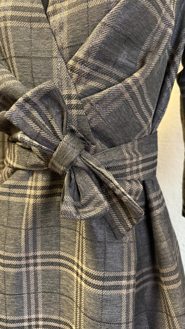 Majestic Dress — Charcoal Jacquard - SIMOVSKA