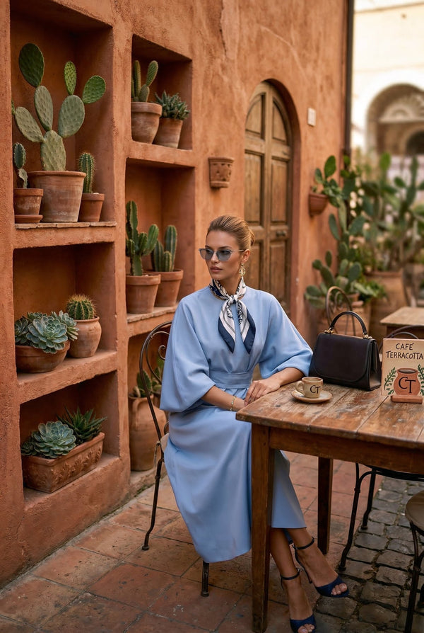 Nuvé Dress – in Sky Blue - SIMOVSKA