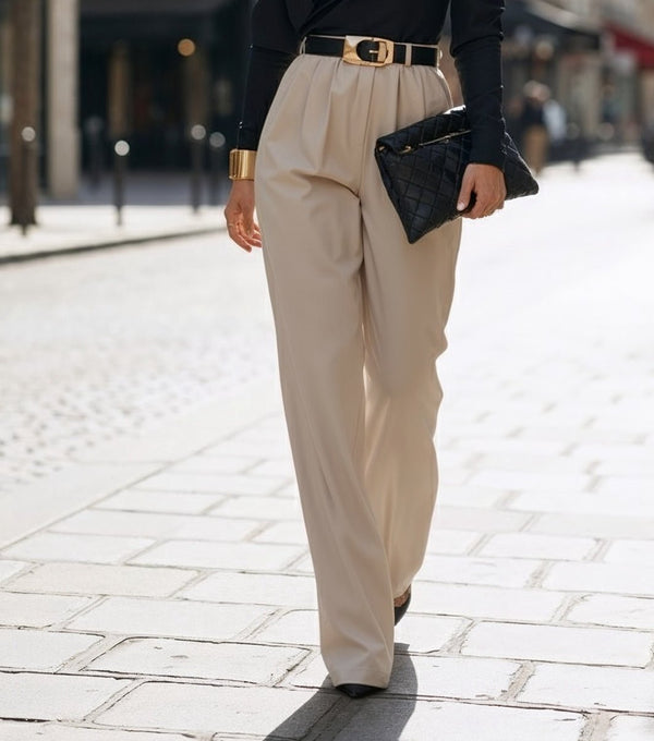 Oslo Crepe Tailored Pants - SIMOVSKA