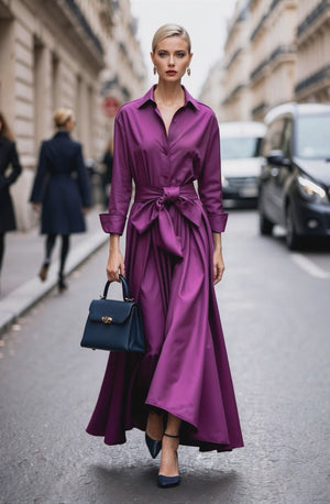 Callas Dress – Royal Orchid