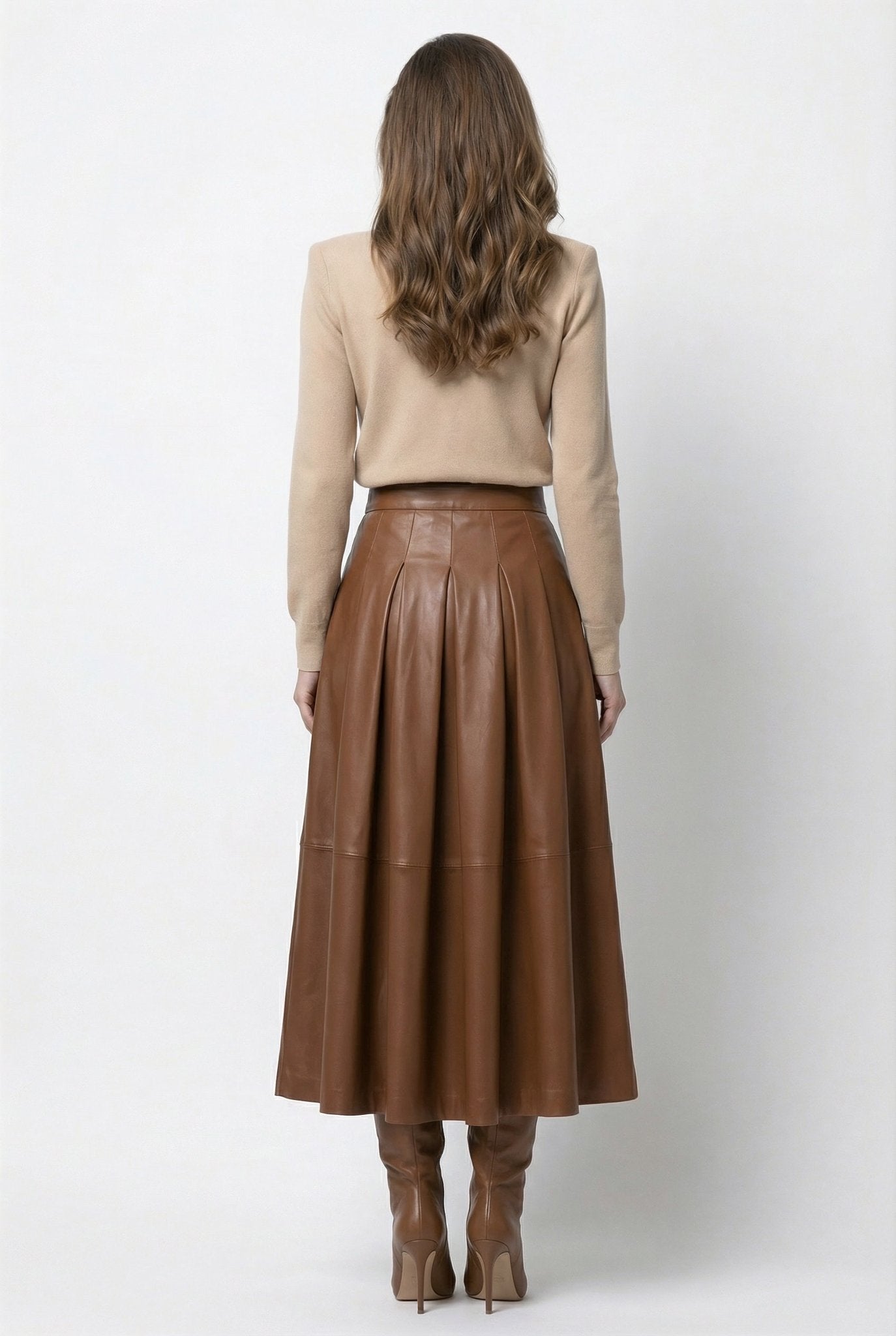 Sabine Eco - Leather Skirt - SIMOVSKA