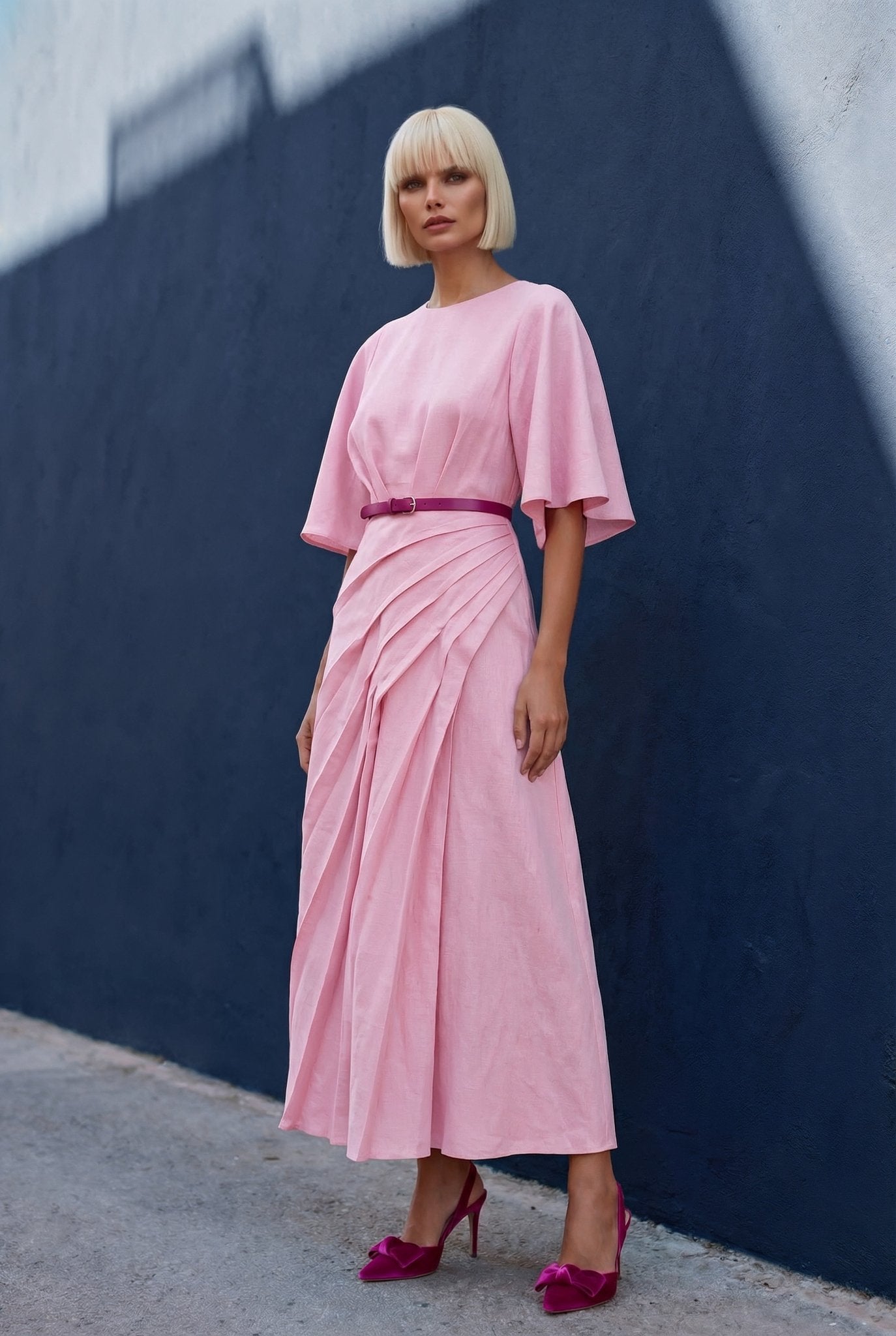Samantha Dress – Blush Pink - SIMOVSKA