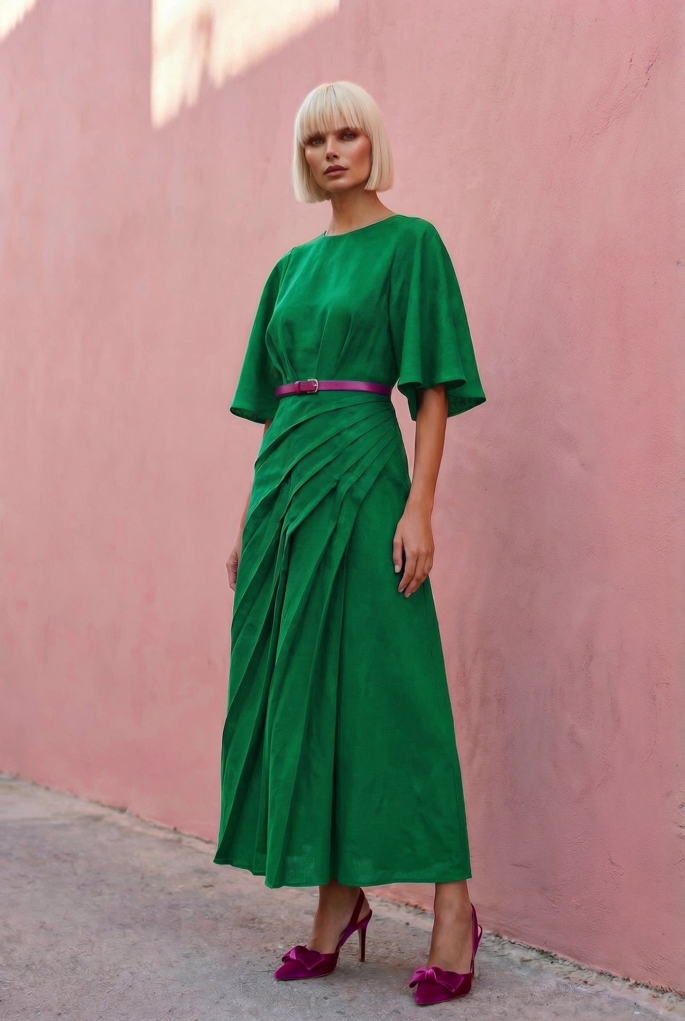 Samantha Dress – Green - SIMOVSKA
