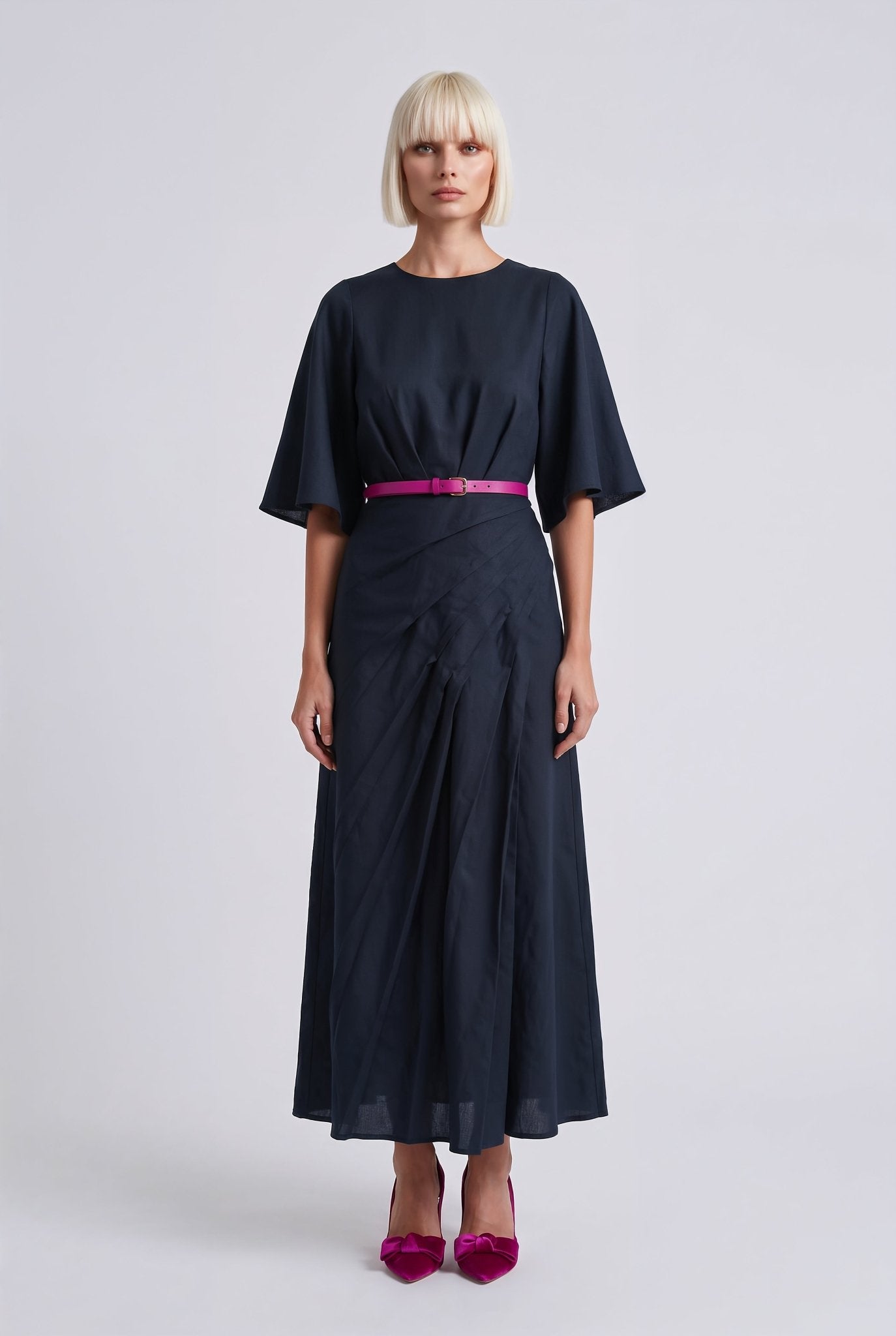 Samantha Dress – Midnight Navy - SIMOVSKA