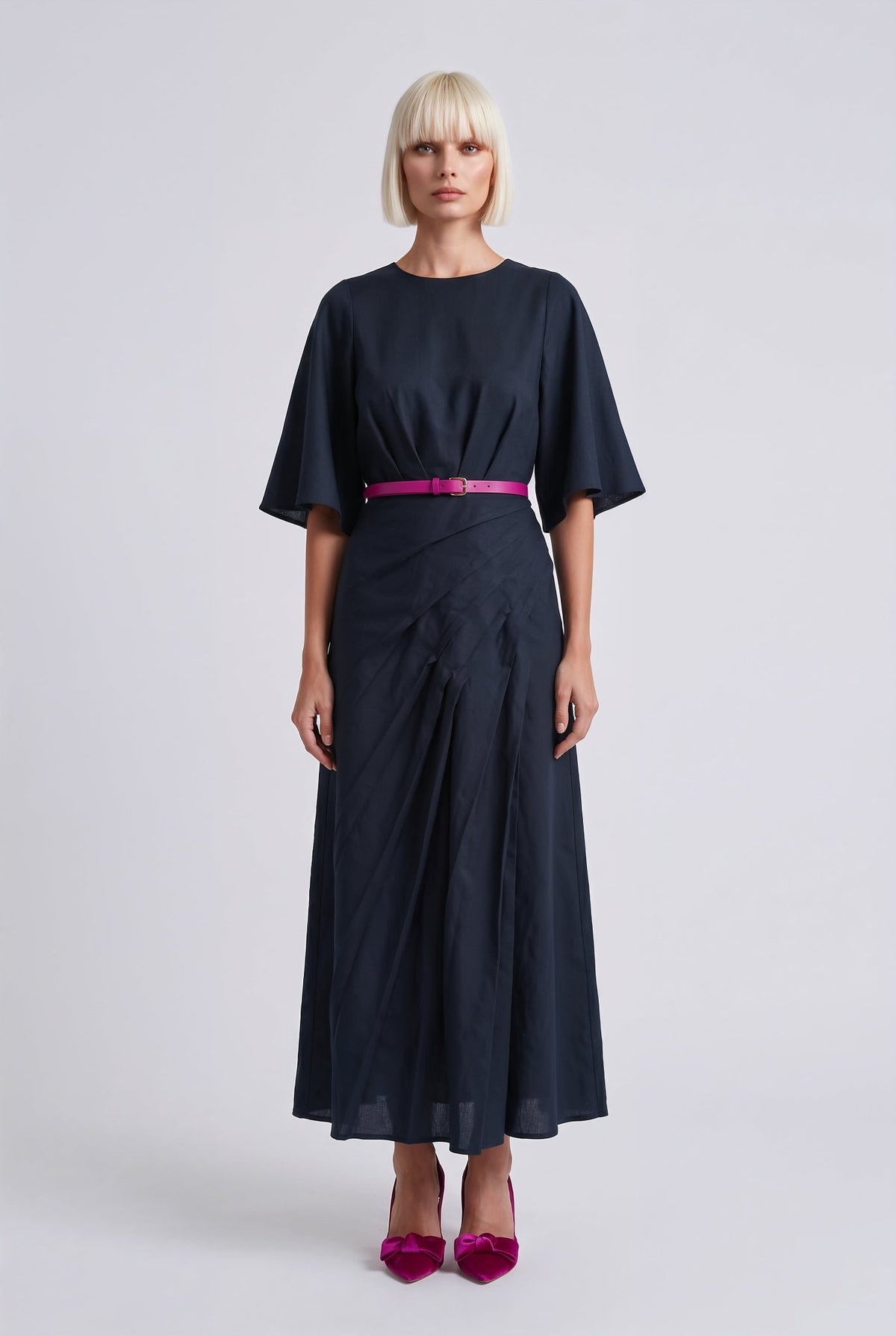Samantha Dress – Midnight Navy - SIMOVSKA