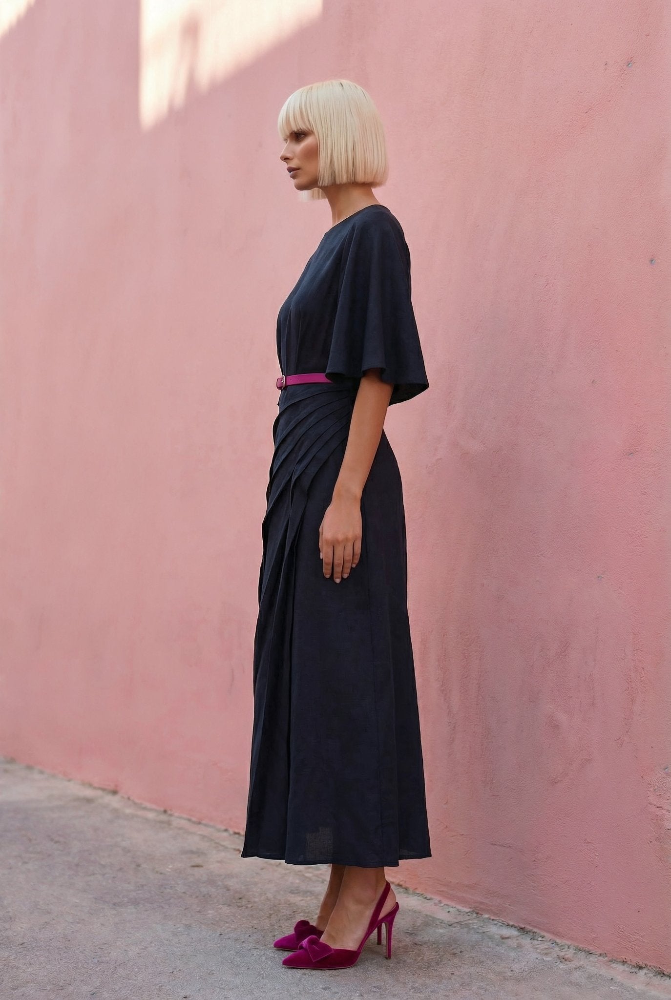 Samantha Dress – Midnight Navy - SIMOVSKA
