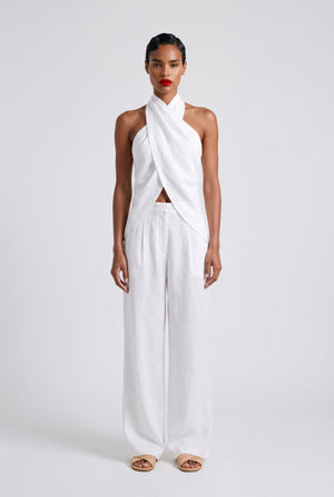 Santorini Set – White Pure Linen - SIMOVSKA
