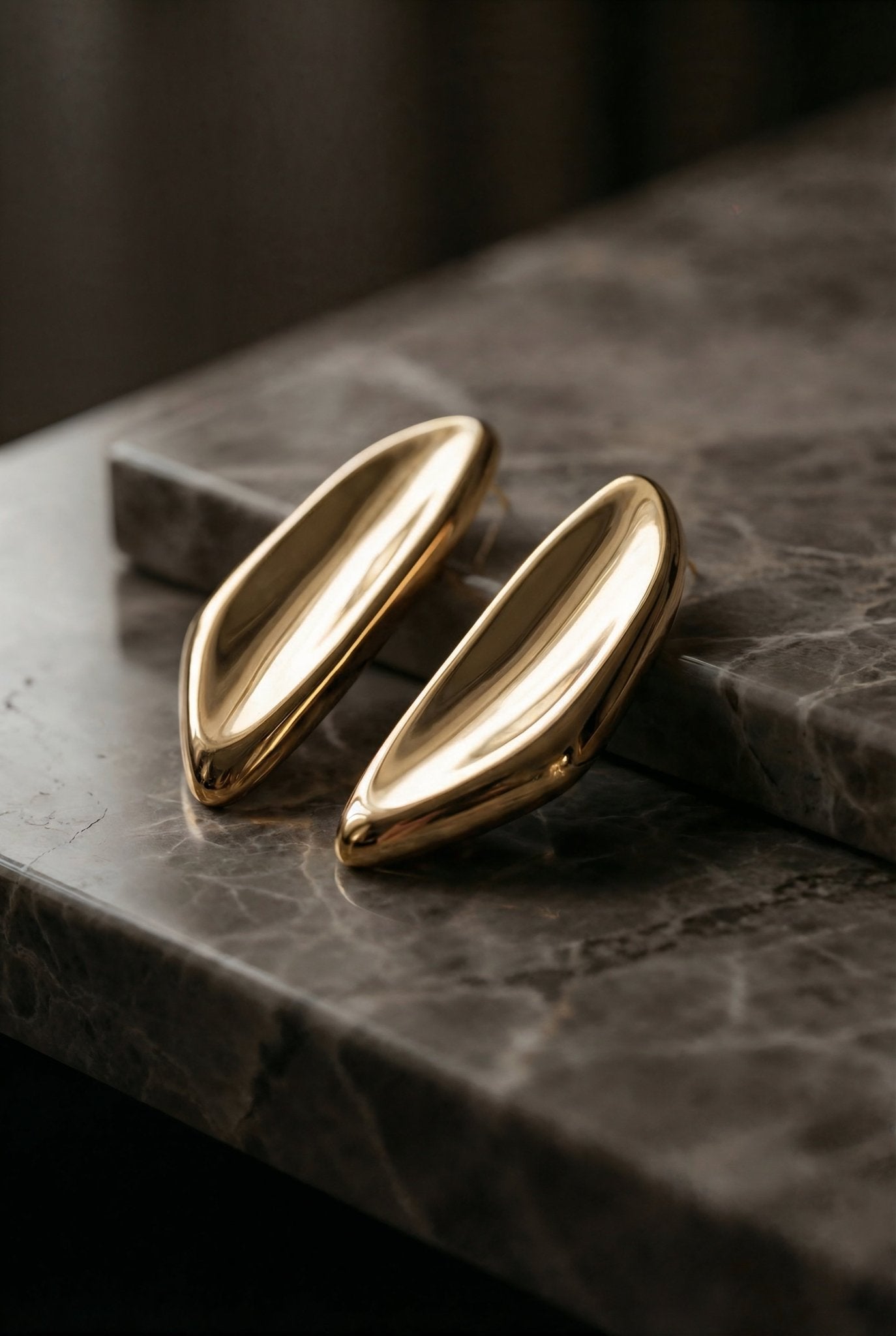 Sculptural Oval Earrings - SIMOVSKA