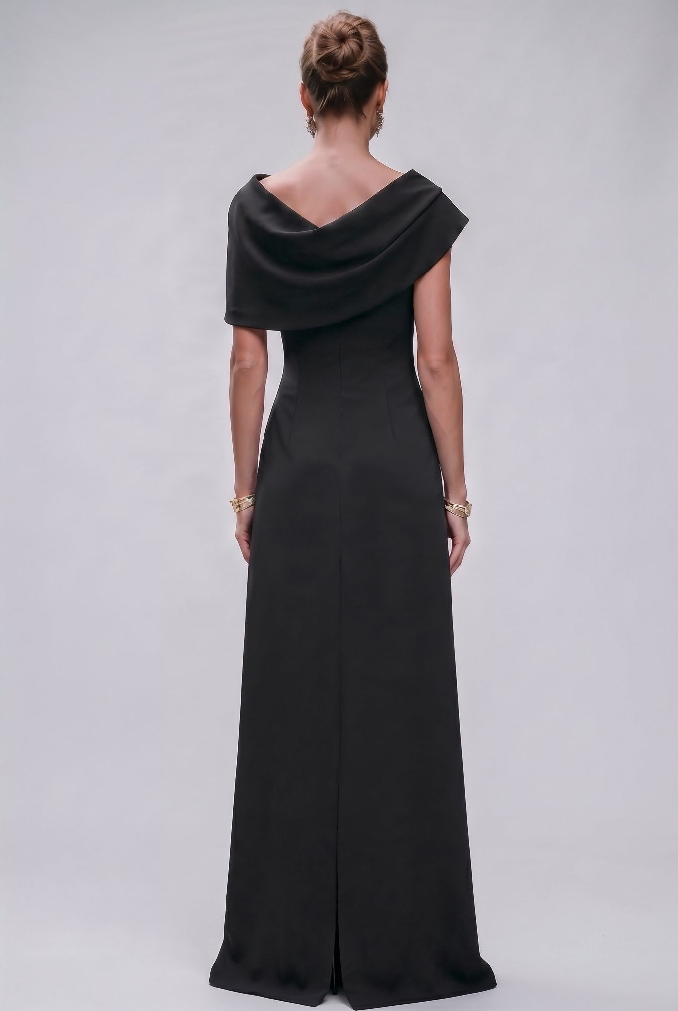 Seraphina Gown Black / Fuchsia - SIMOVSKA