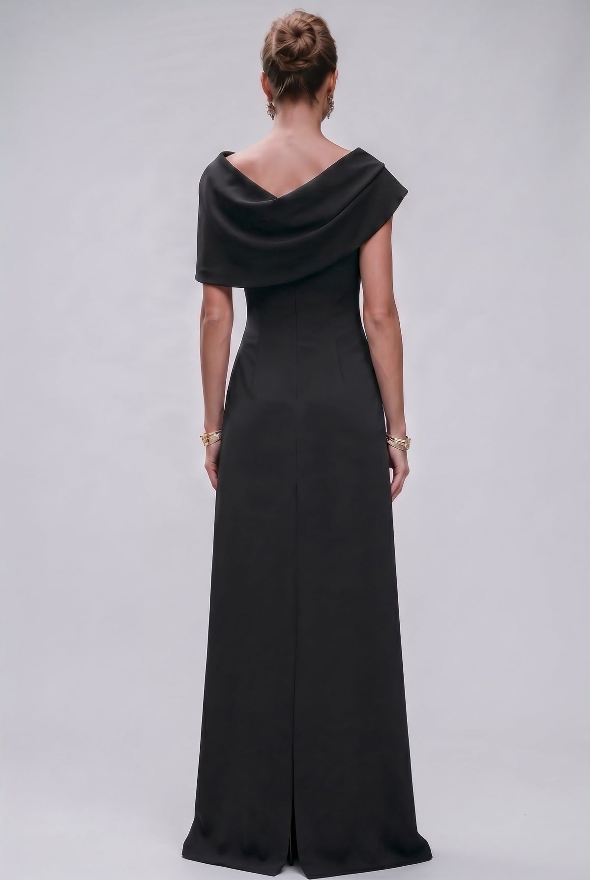 Seraphina Gown Black / Fuchsia - SIMOVSKA