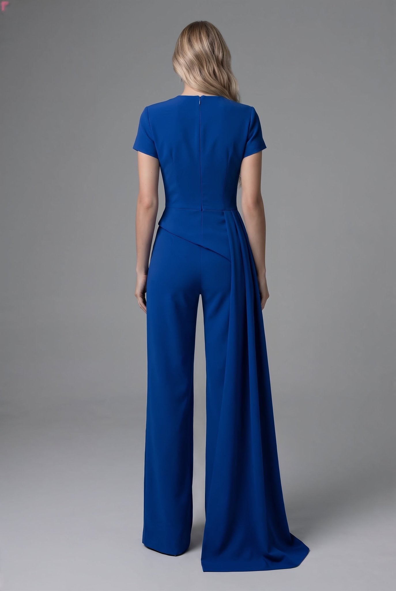 Simone Drape Set in Royal Blue - SIMOVSKA