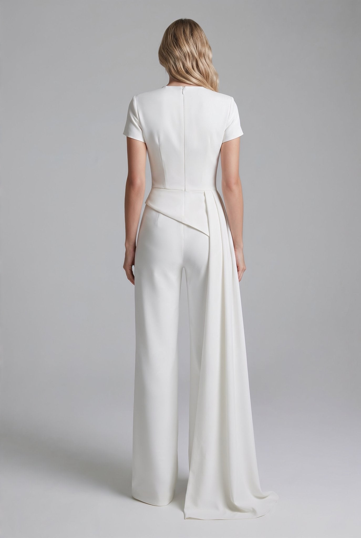Simone Drape Set in White - SIMOVSKA