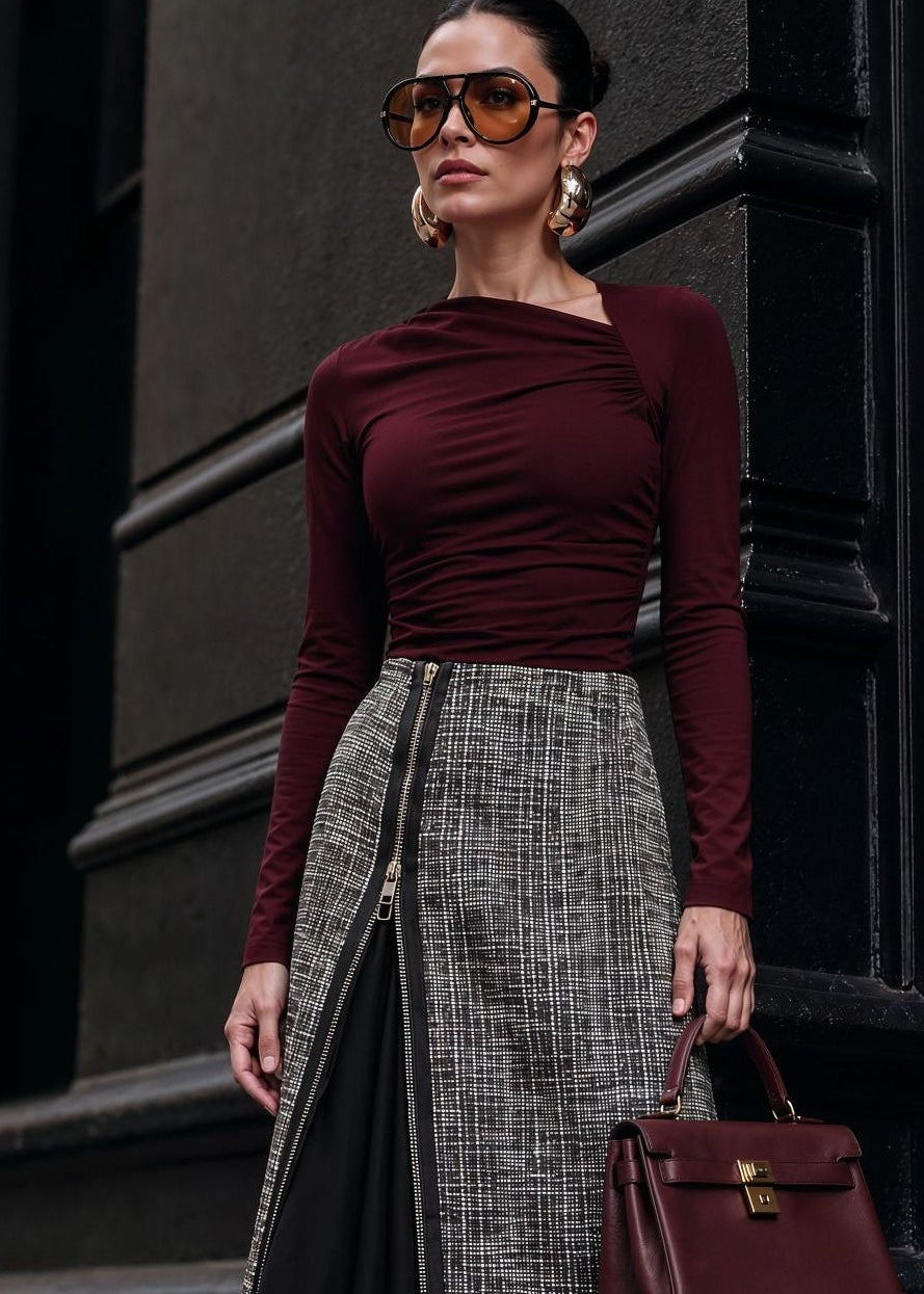 Mirella Asymmetric Blouse