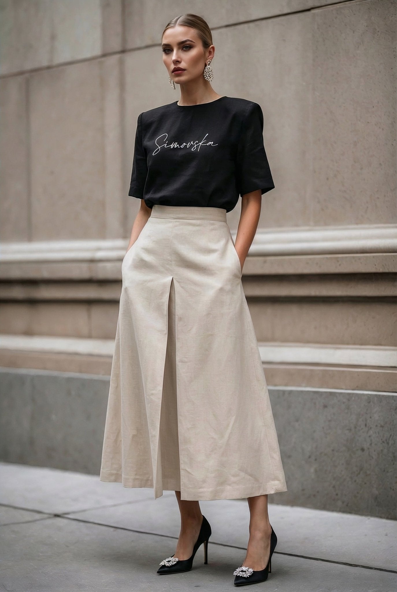 Simovska Linen Skirt - SIMOVSKA