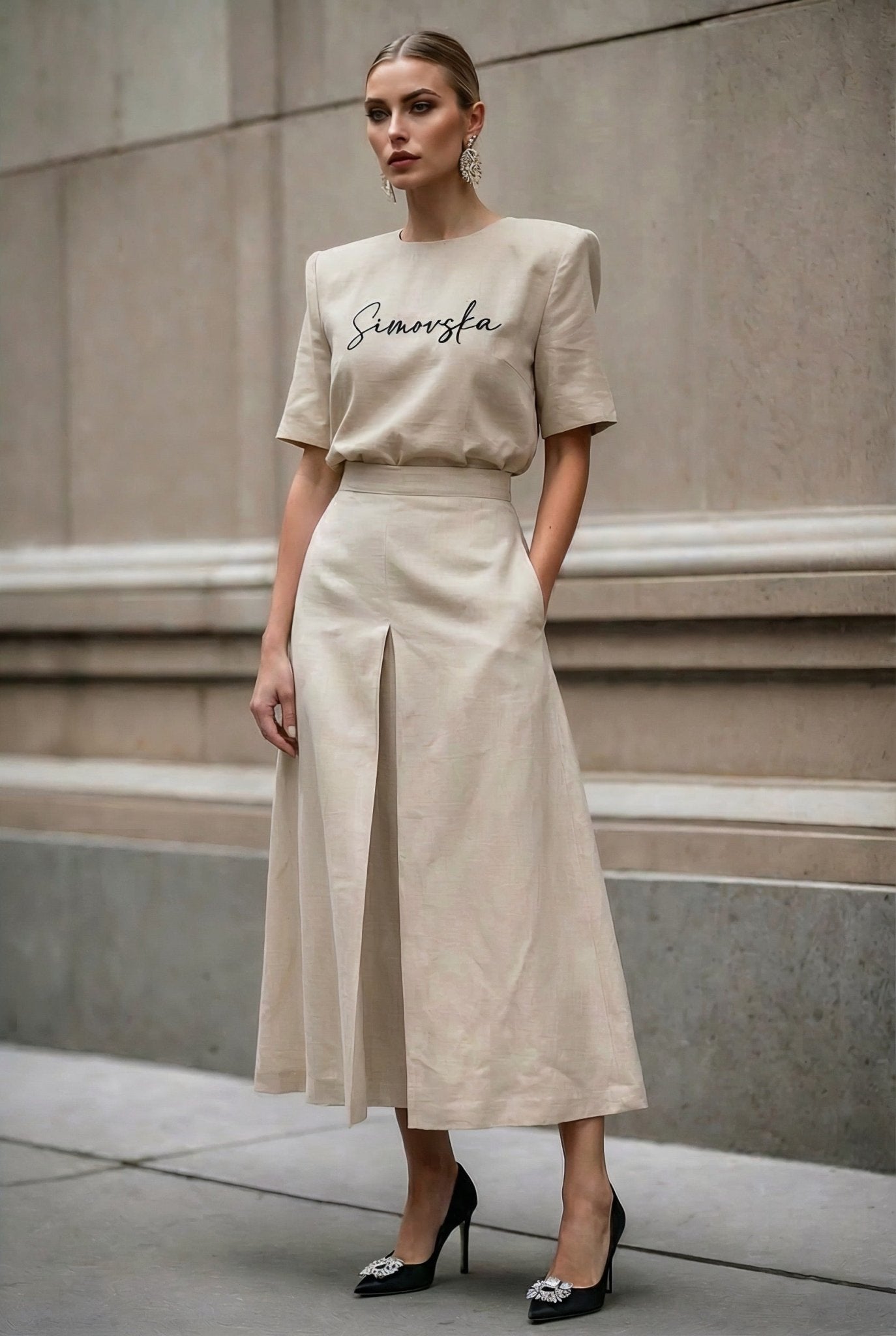 Simovska Linen Skirt - SIMOVSKA