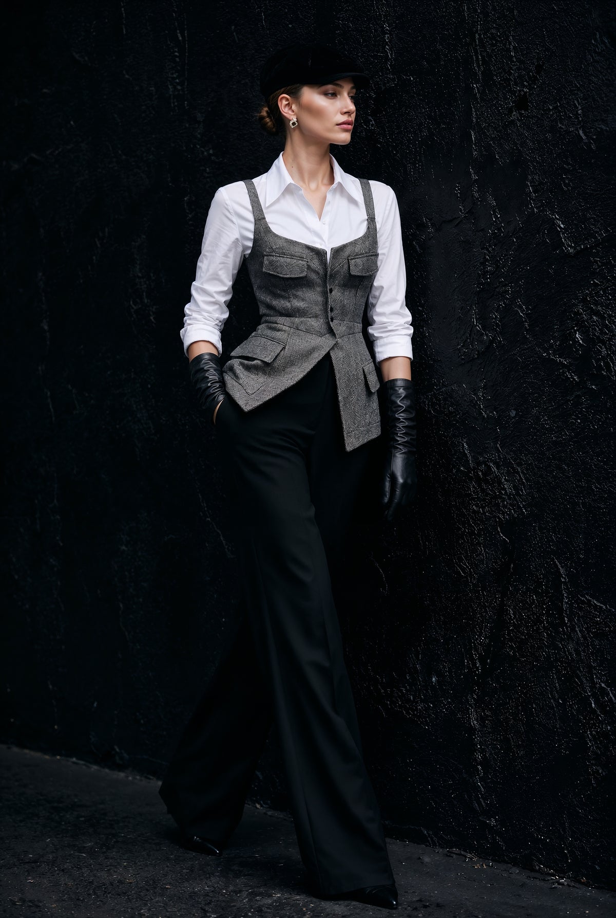 simovska-sabine-grey-herringbone-tailored-vest