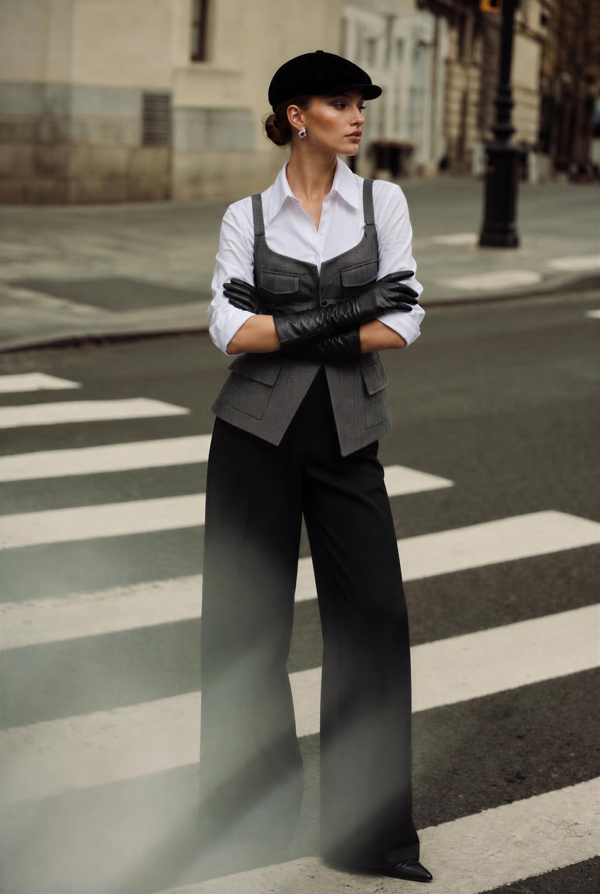 simovska-sabine-grey-herringbone-tailored-vest