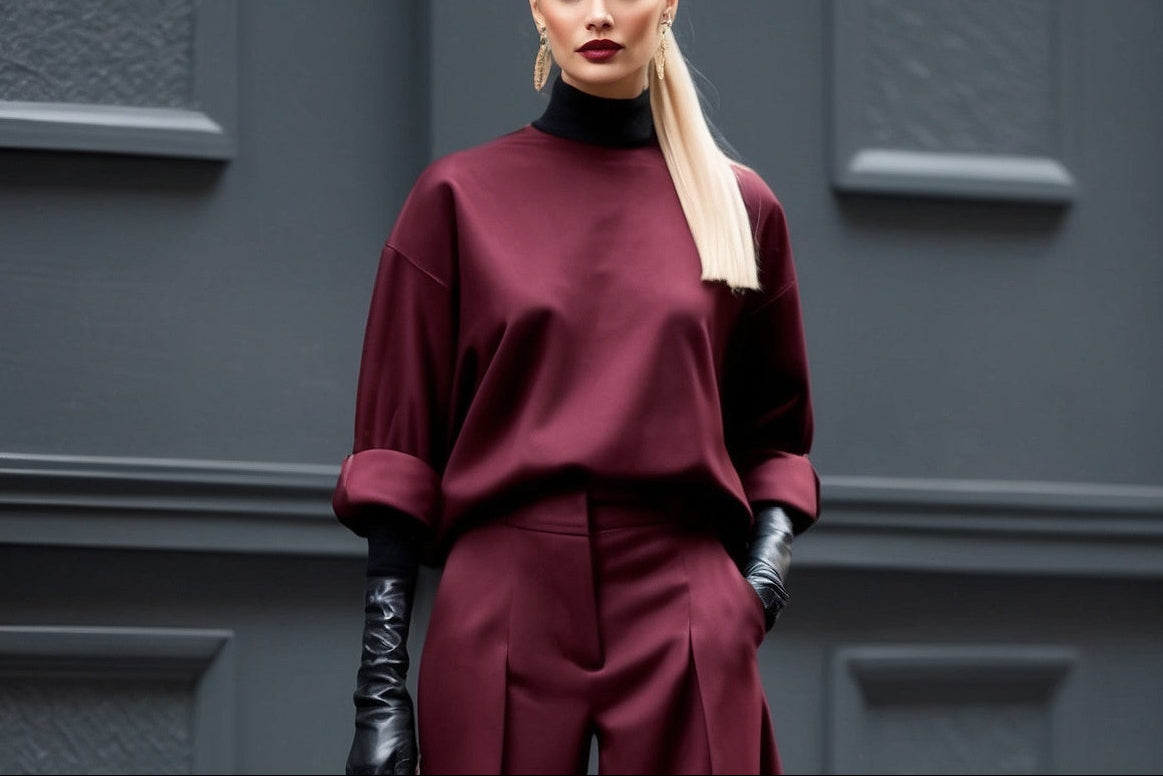 Soho Matching Separates Burgundy - SIMOVSKA
