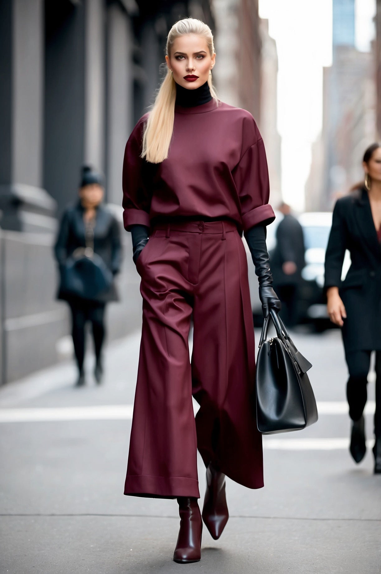 Soho Matching Separates Burgundy - SIMOVSKA