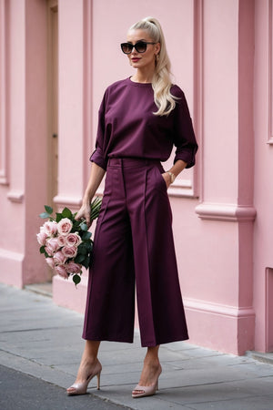 Soho Matching Separates Burgundy - SIMOVSKA