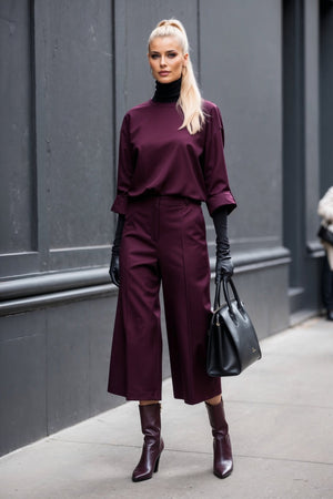 Soho Matching Separates Burgundy - SIMOVSKA