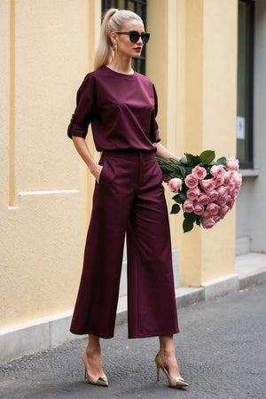 Soho Matching Separates Burgundy - SIMOVSKA