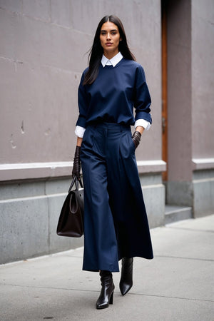 Soho Matching Separates Navy Blue - SIMOVSKA