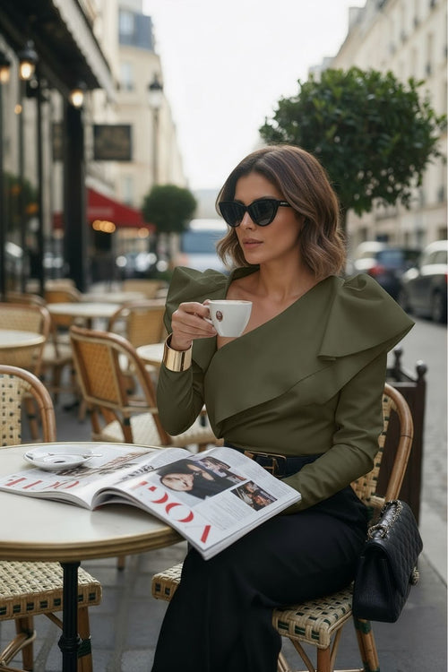 Sophie Top – Olive Architectural Edition - SIMOVSKA
