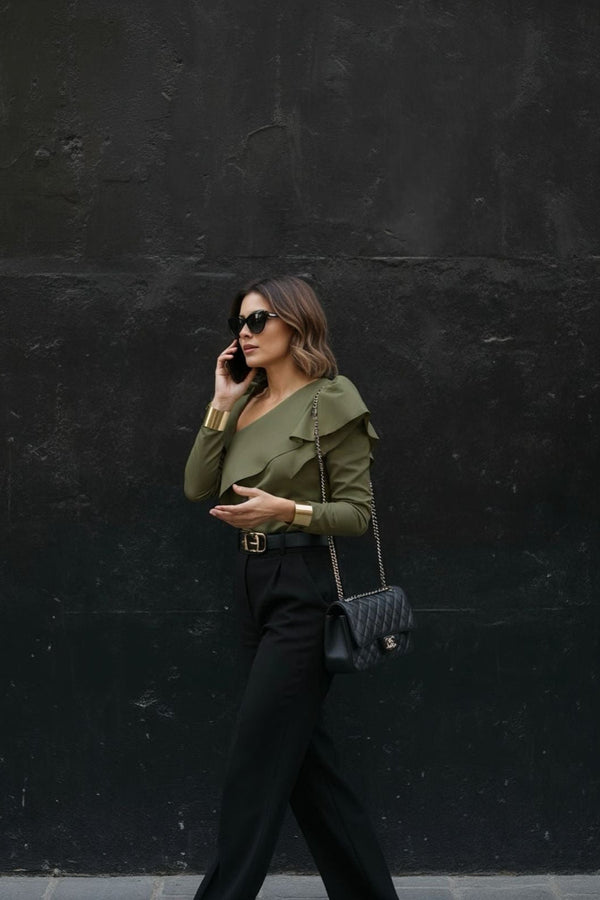Sophie Top – Olive Architectural Edition - SIMOVSKA