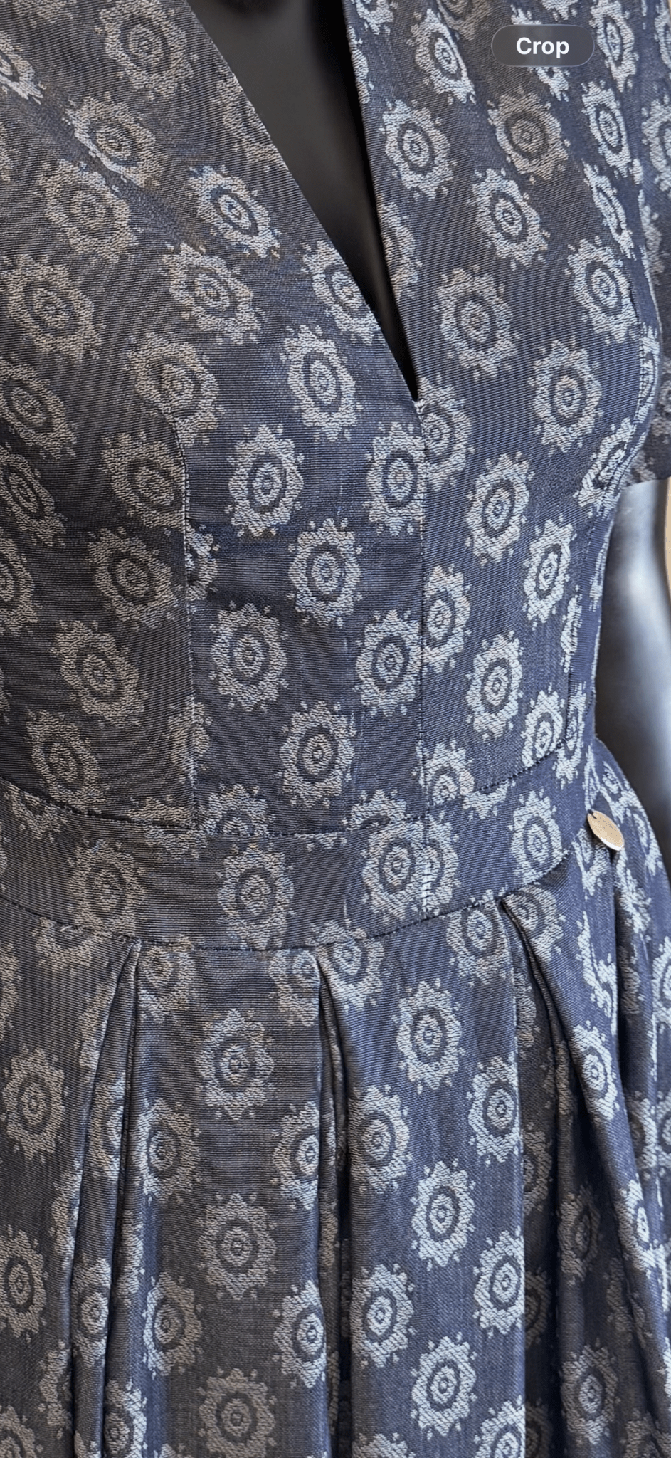 Sorrento Dress – Blue Medallion - SIMOVSKA