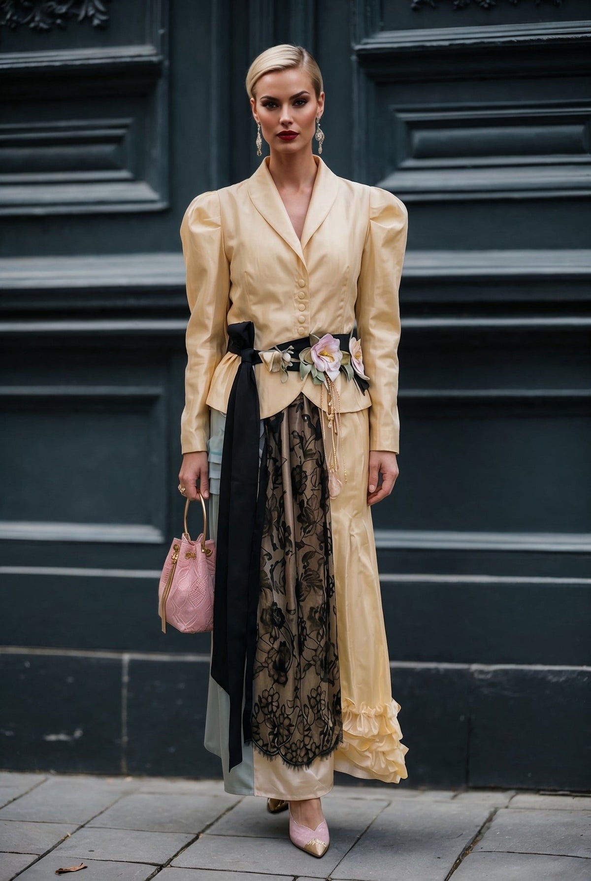 Thalia - Pure silk suit - SIMOVSKA