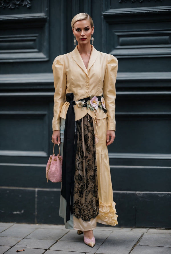 Thalia - Pure silk suit - SIMOVSKA
