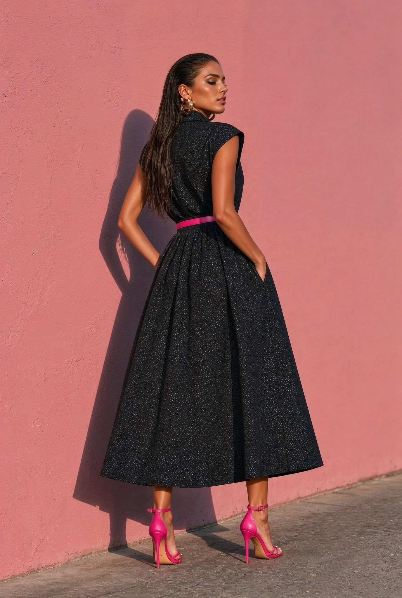 The Callas Dress – Black Dot - SIMOVSKA