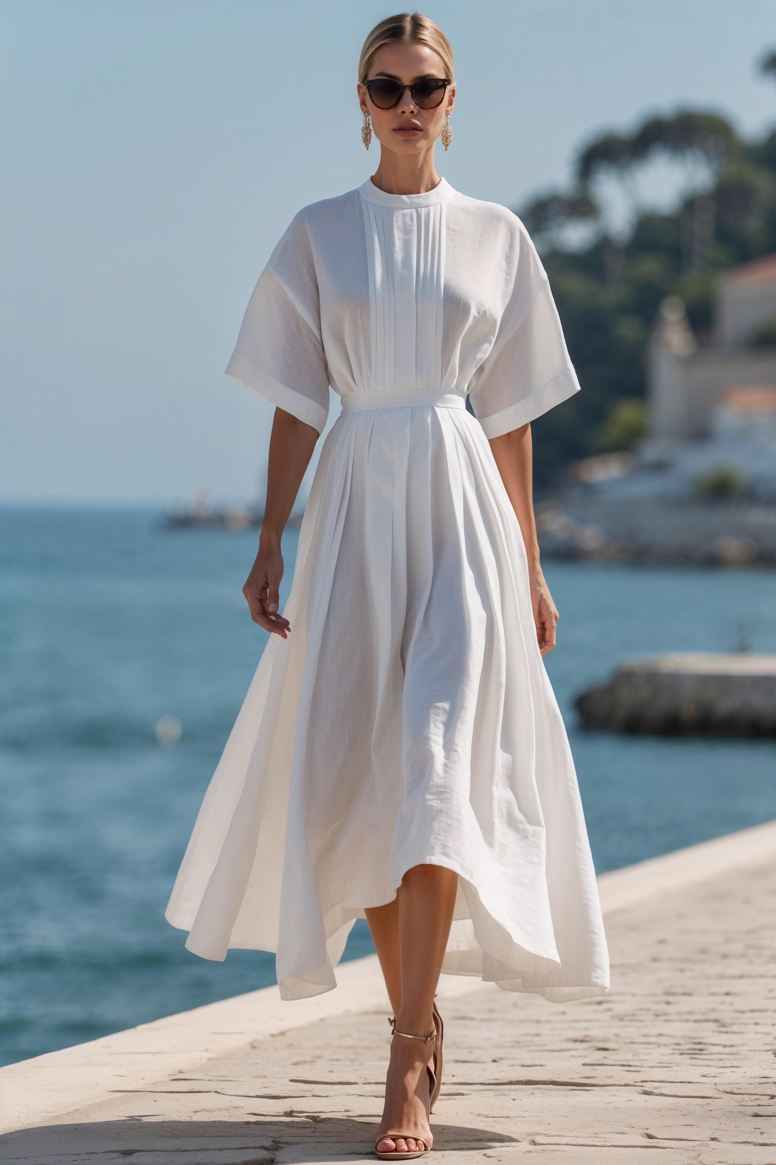 The Èze Dress – Riviera White - SIMOVSKA