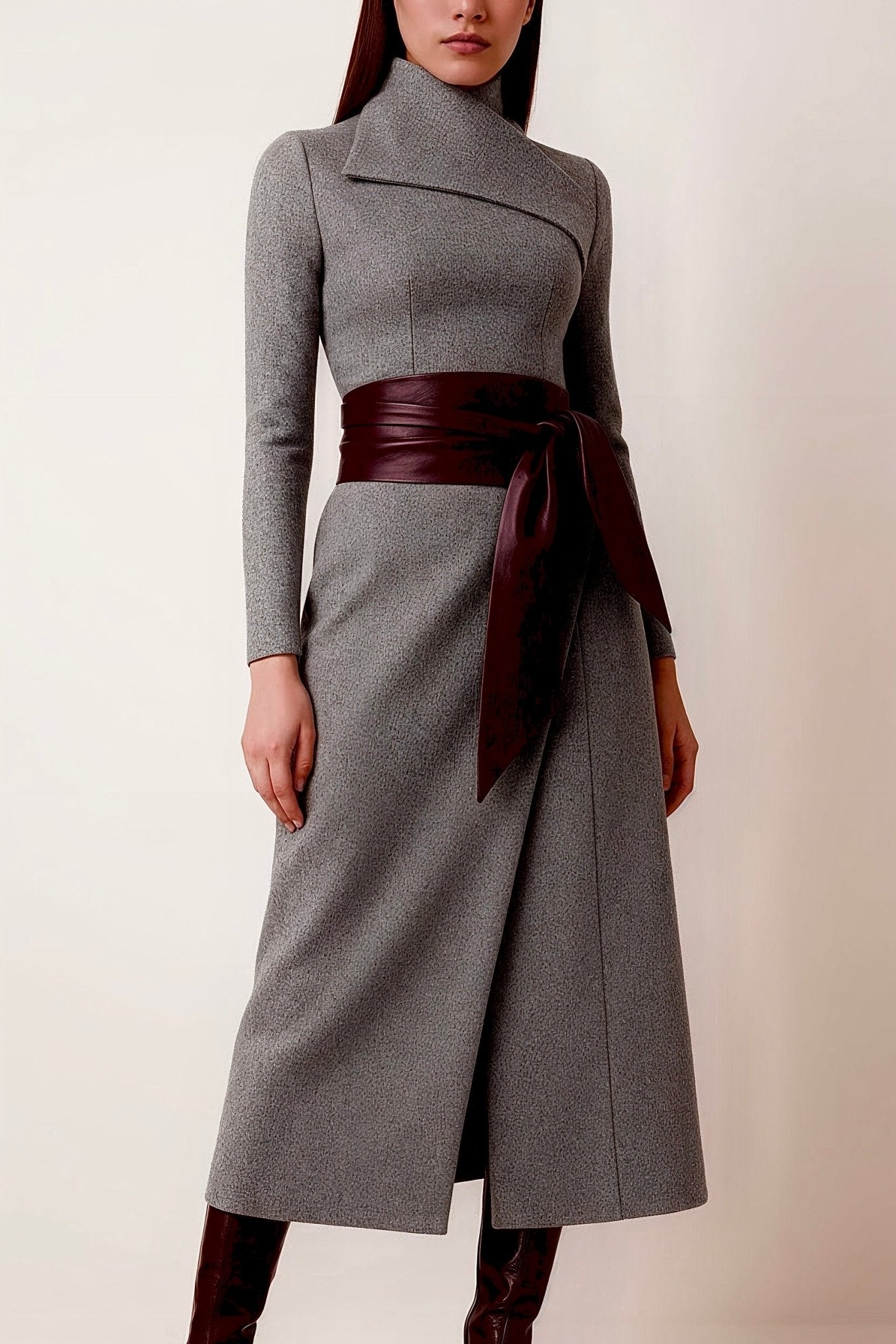 The Madison Dress – Steel Grey - SIMOVSKA