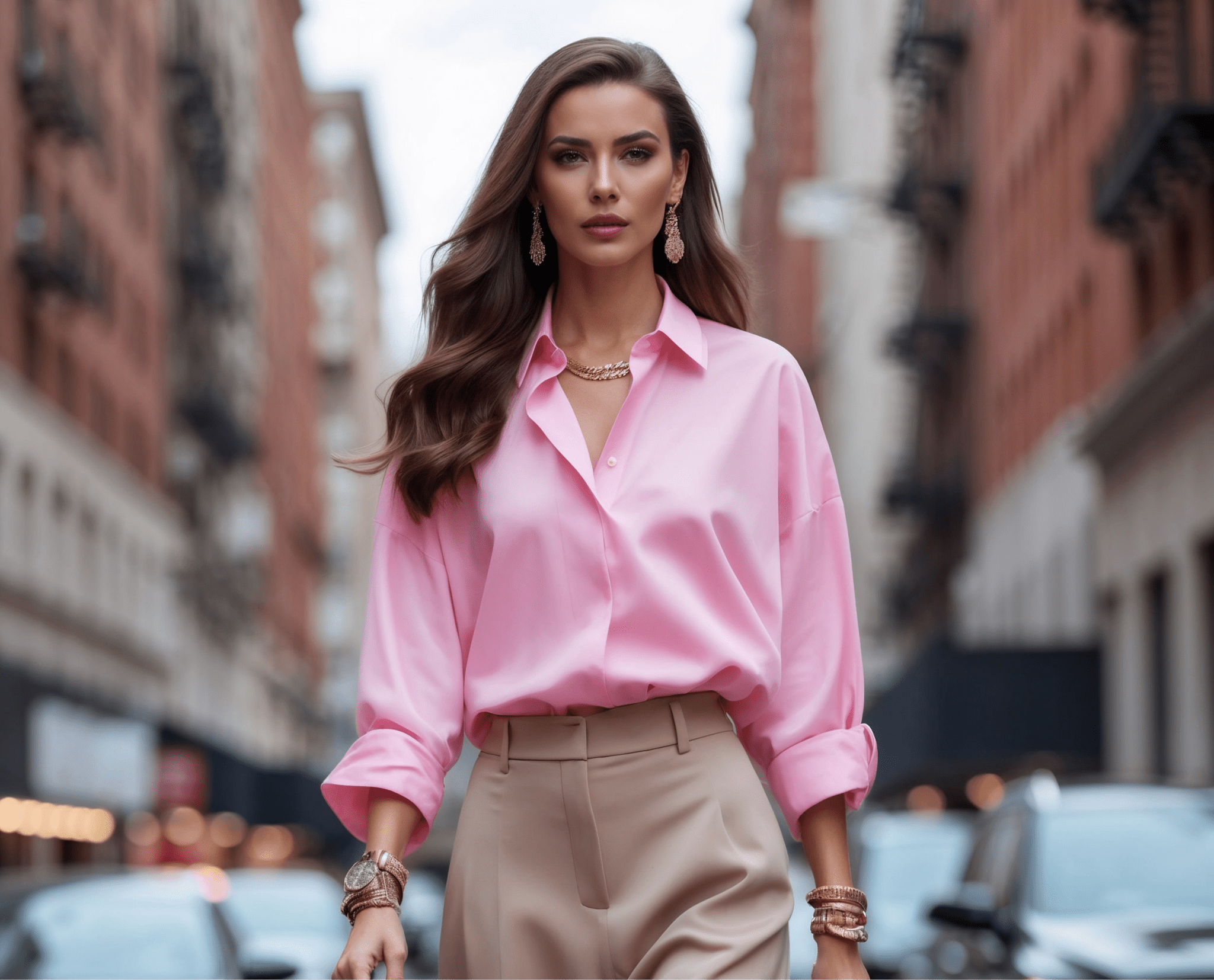 The Portofino Shirt in Carnation Pink - SIMOVSKA