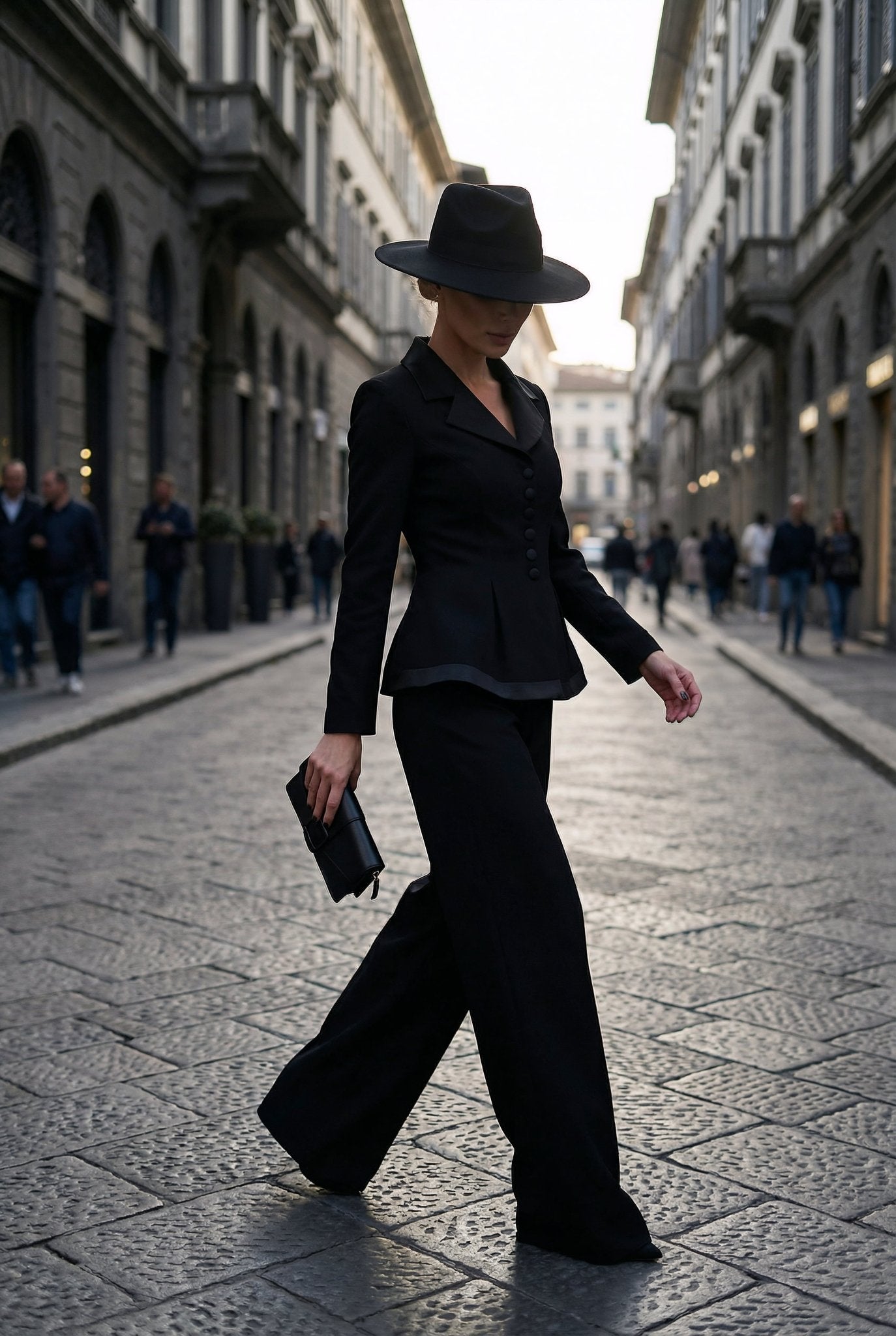 Vanessa Suit in Black - SIMOVSKA