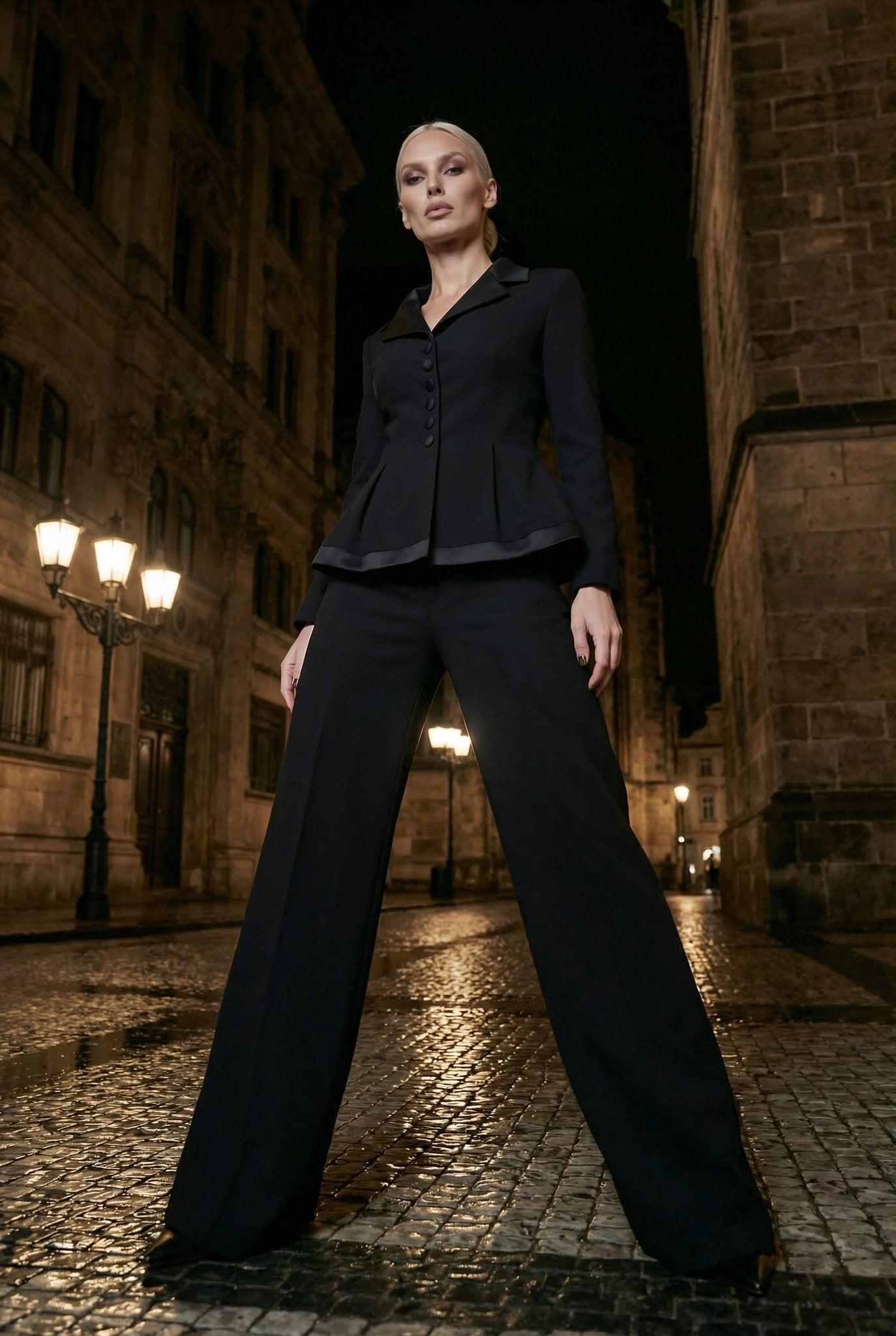 Vanessa Suit in Black - SIMOVSKA