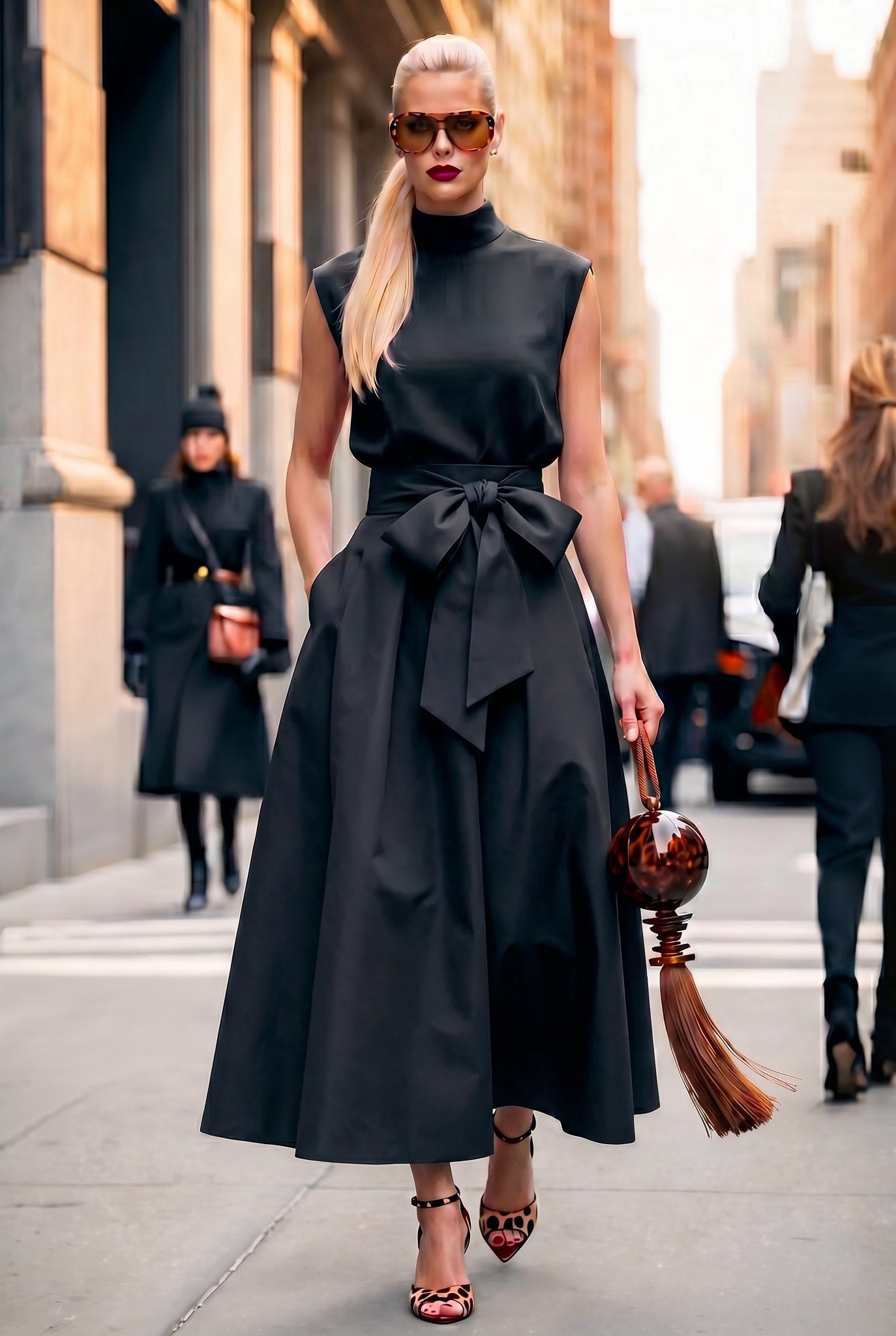 Vienna Skirt – Black - SIMOVSKA
