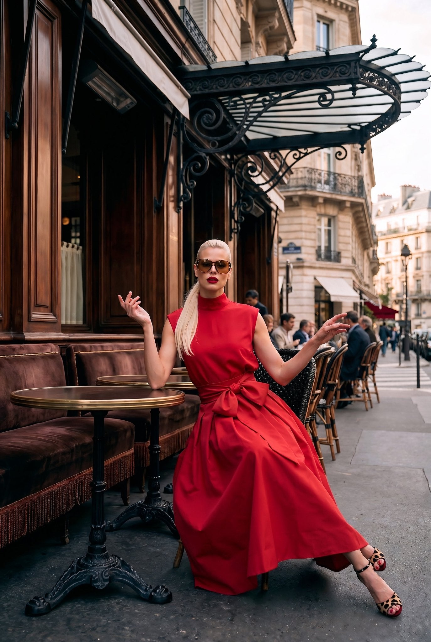 Vienna Skirt – Red - SIMOVSKA