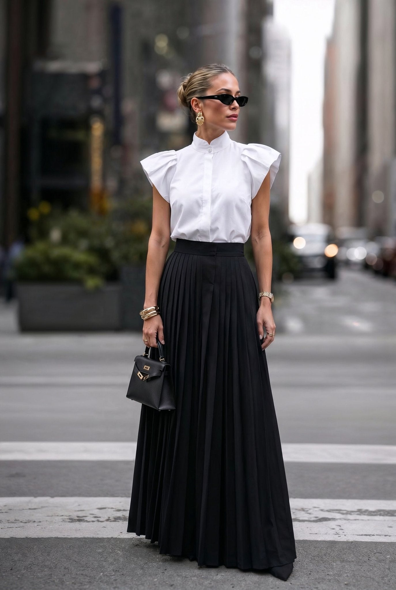 Women’s Office Chic Maxi Skirt Set - SIMOVSKA
